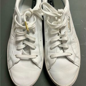 Adidas Sneakers with Gold Accent